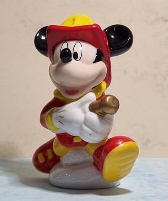Beeldje, Mickey as Fireman, Mickey Mouse, Enesco