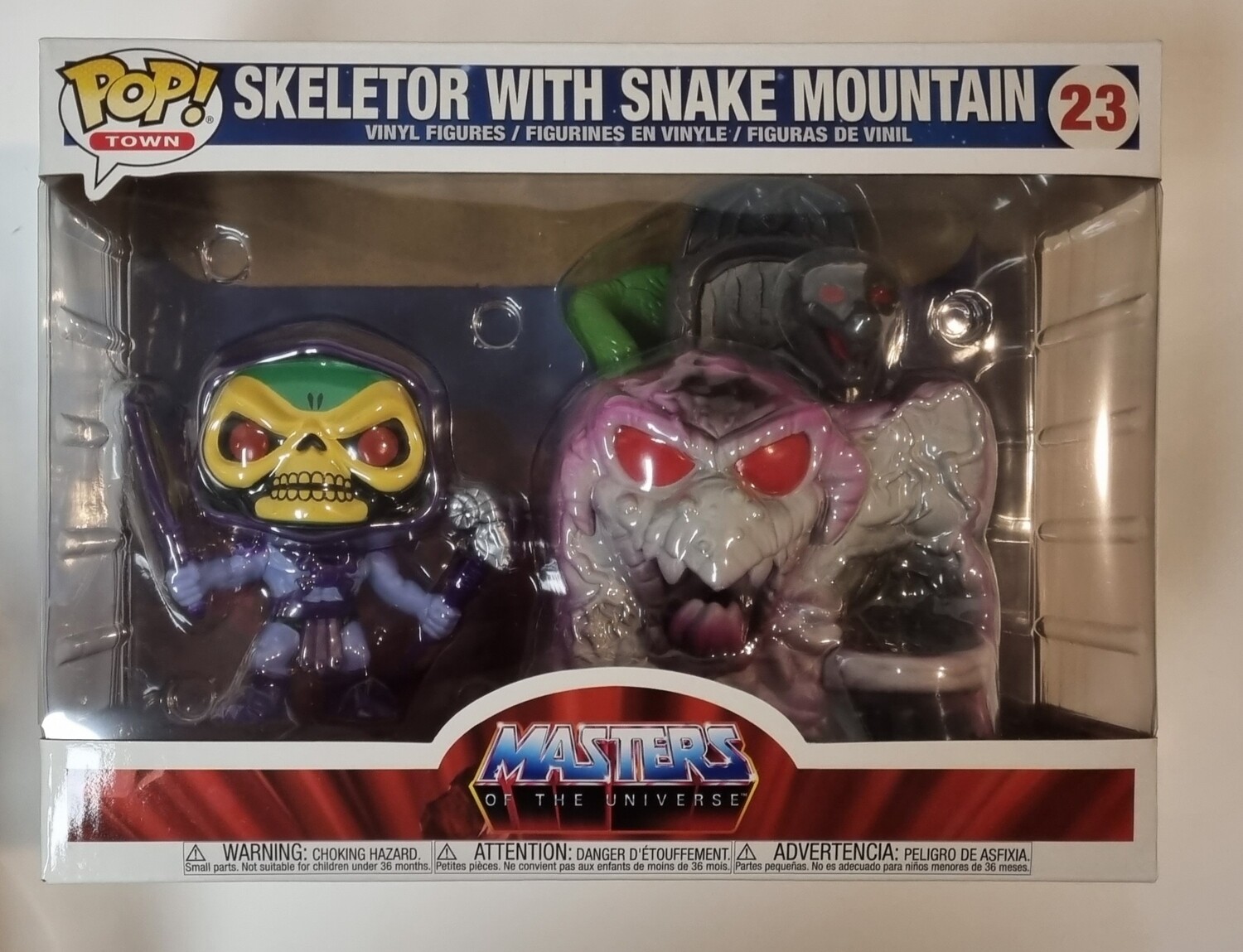 Funko Pop! Town #23 Skeletor with Snake Mountain, Masters of the Universe