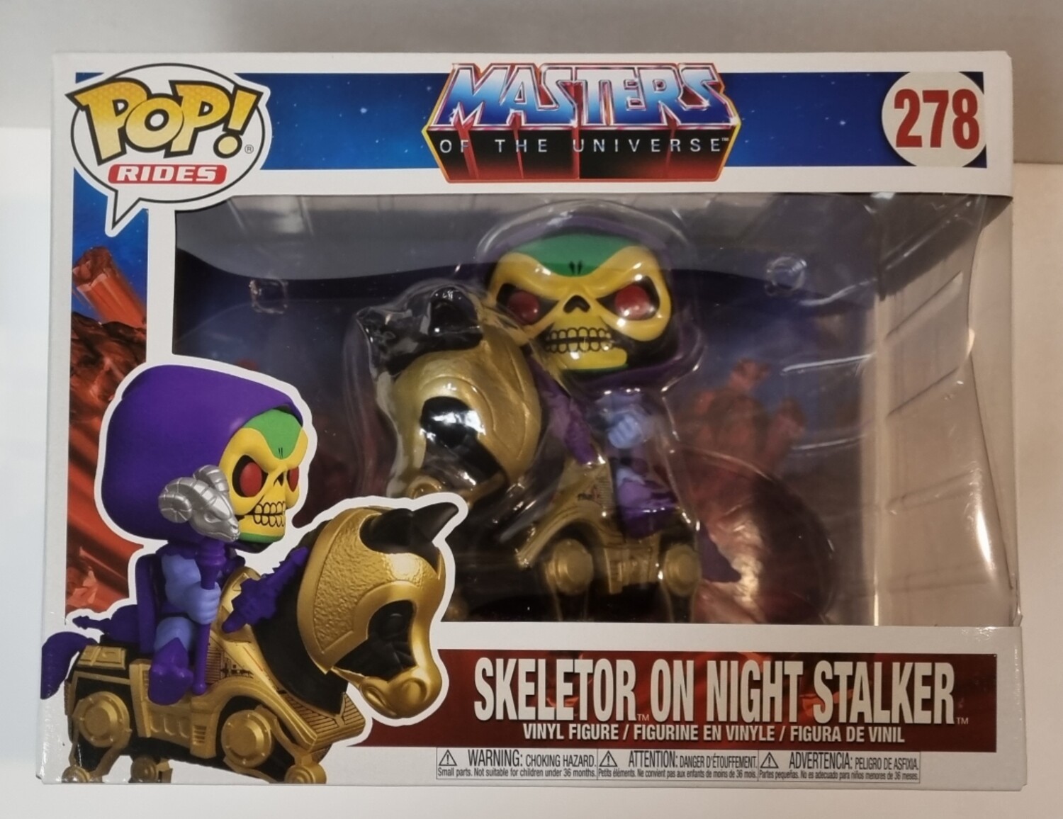 Funko Pop!, Skeletor on night Stalker, #278, Rides,  Masters of the Universe