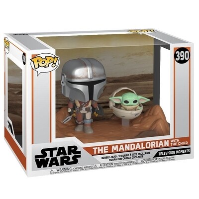 HH Funko Pop! #390 Mandalorian &amp; the Child, Star Wars The Mandalorian
