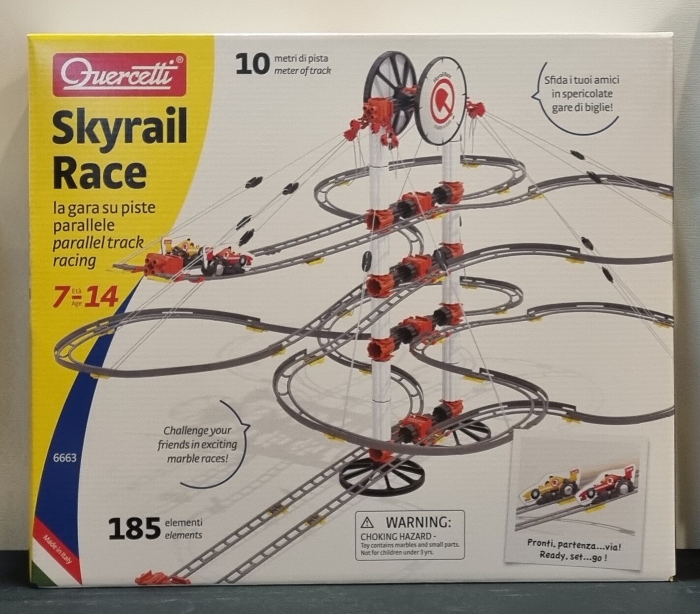 Knikkerbaan, Skyrail race, Quercetti