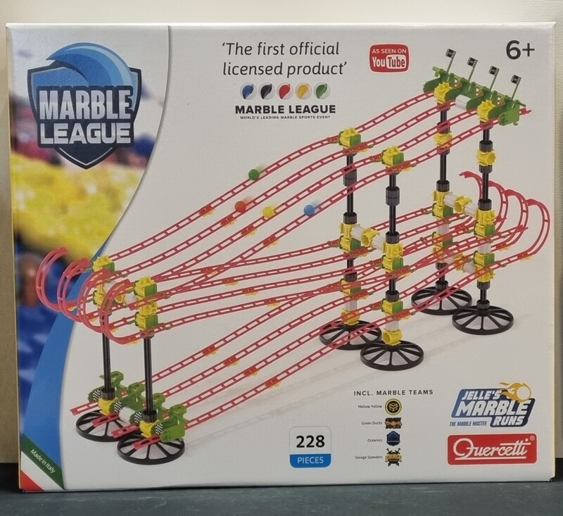 Knikkerbaan, Jelle&#39;s Marble Run, Marble League, Quercetti, 228 delig