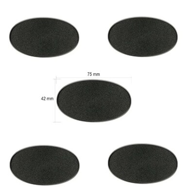 Citadel Bases: Oval, 75x42mm