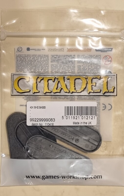 Citadel,  40K Oval Bike Bases, 70x25 mm
