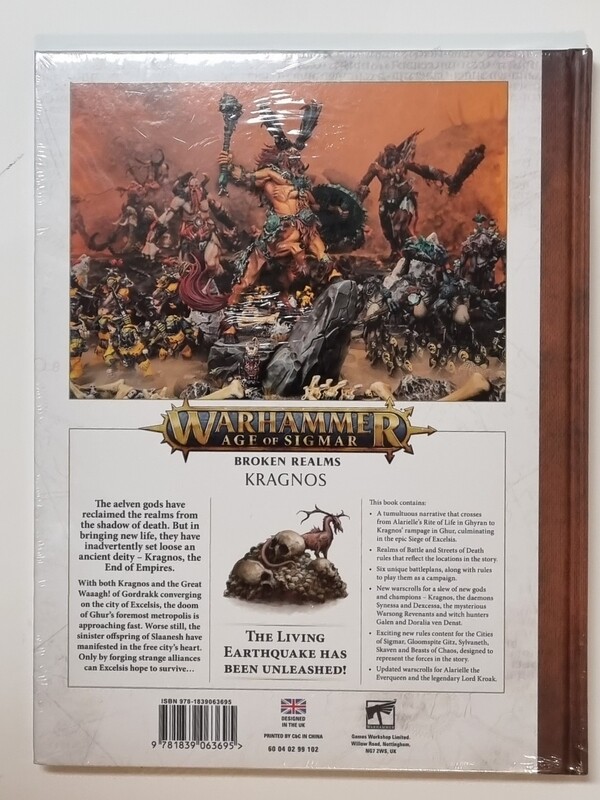 Warhammer Age of Sigmar, Broken Realms: Kragnos, 136-page hardback book