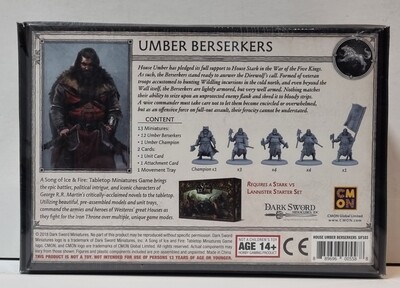 A Song of Ice & Fire: Umber Berserkers