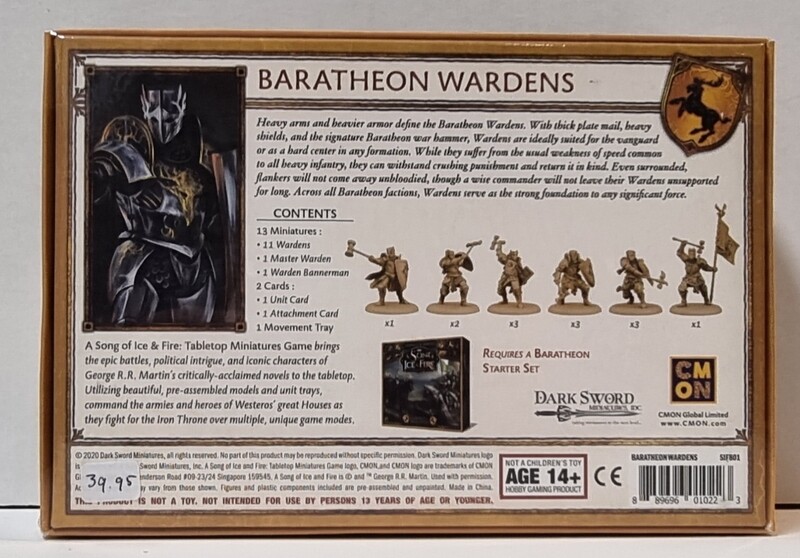 A Song of Ice &amp; Fire: Baratheon Wardens