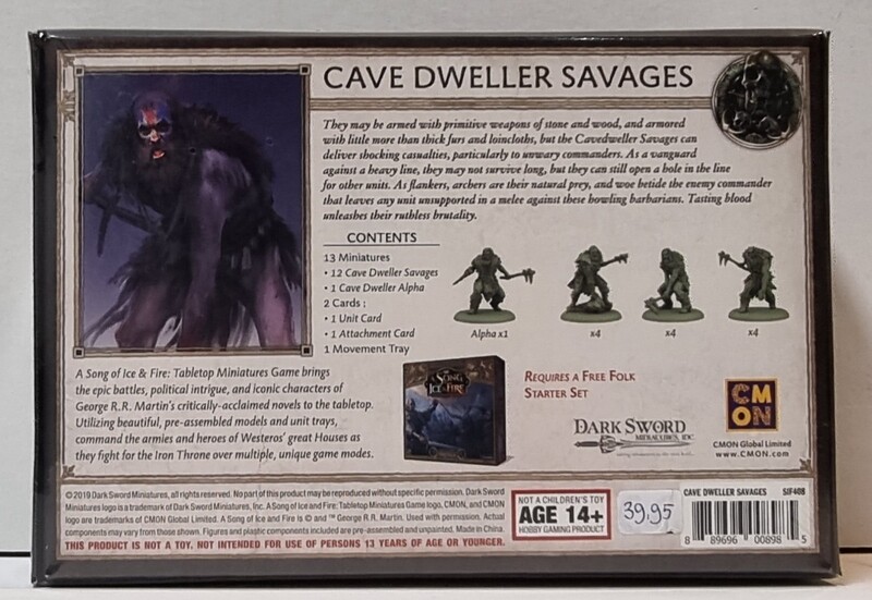 A Song of Ice &amp; Fire: Cave Dweller Savages