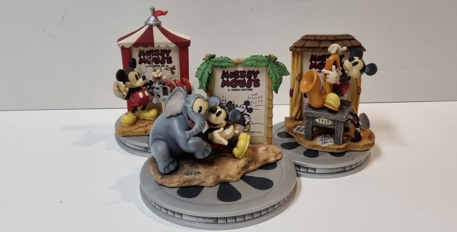 Best of Mickey Collection, 1929 Collector's Set, Limited Edition Figurine Set, With Collector's Base, Mickey Mouse, Disney