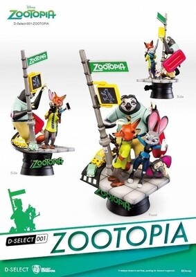 Beeldje, PVC Diorama, DS-001, Zootopia