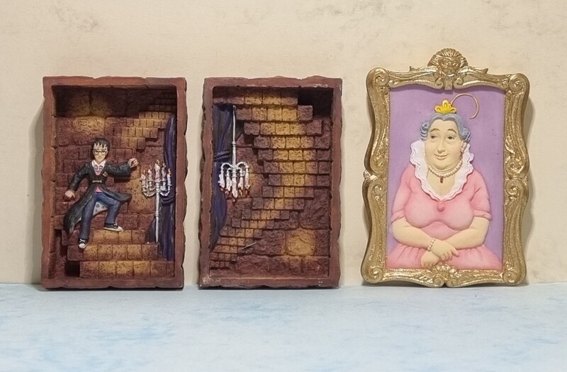 Snuisterij Doosje, 3 delig, Fat Lady in Portrait, Harry Potter