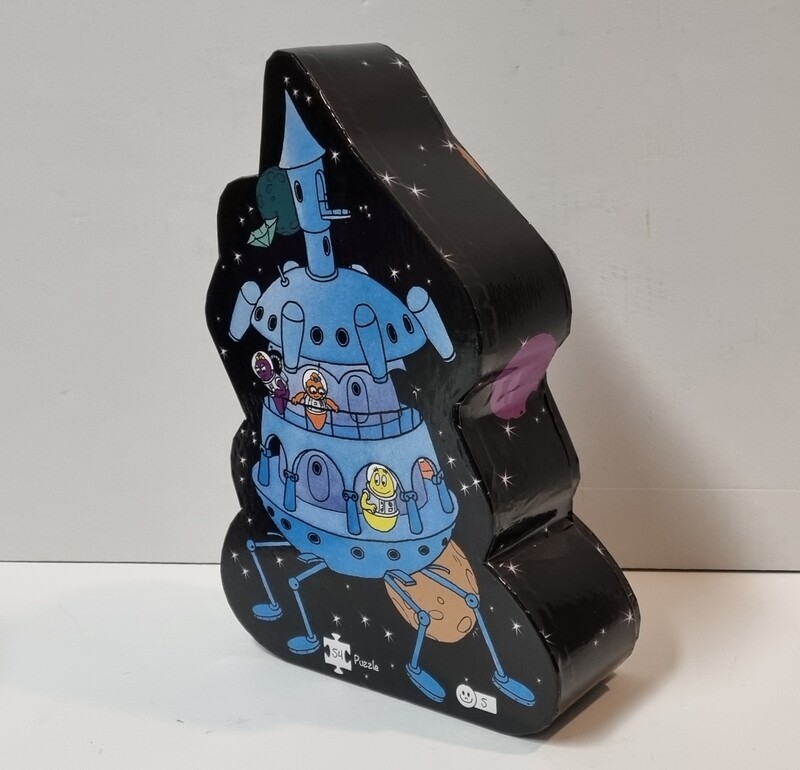 Puzzel, Barbapapa op Mars, Barbapapa, 54 stukjes