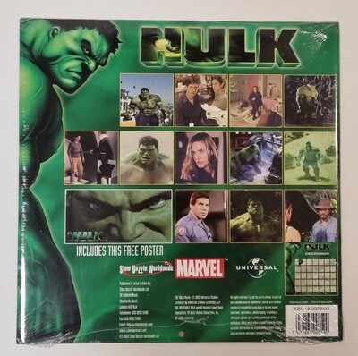 Kalender 2004, Hulk, The Official Calendar