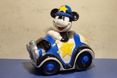 Speeldoosje, Mickey in Police Car, Mickey Mouse, Enesco 