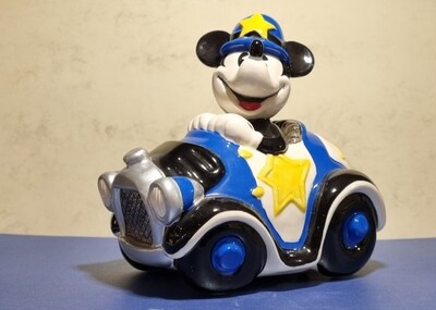Speeldoosje, Mickey in Police Car, Mickey Mouse, Enesco 