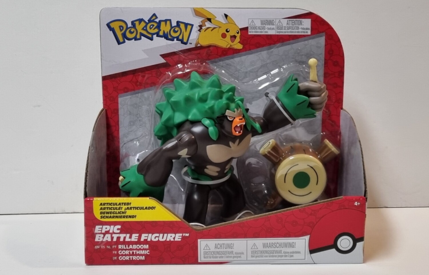 Actiefiguur, Rillaboom, Epic Battle Figure, Pokémon 