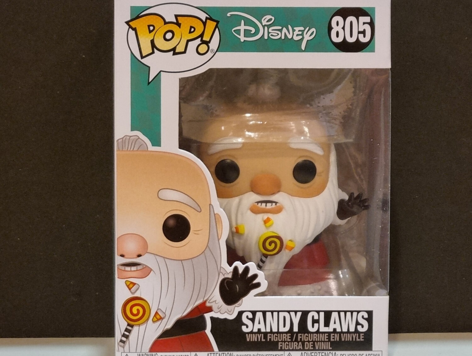 Funko Pop!, Sandy Claws, #805, Disney, Nightmare before christmas