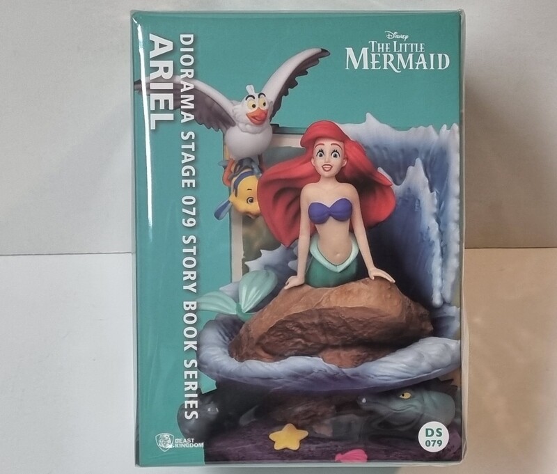 PVC Diorama, DS-079, Ariel, Closed Box, Disney Story Book Series