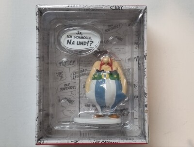 Beeldje, Obelix Met Tekstballon "Ja, ich schmolle. Na Und!", Asterix &amp; Obelix 