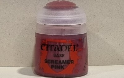 Citadel Paint, Base, Screamer Pink, 12ml