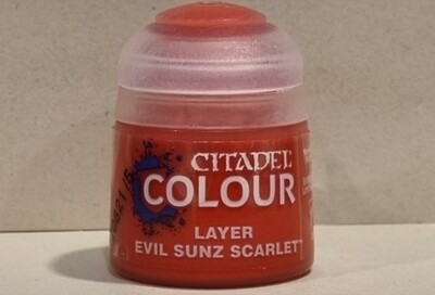 Citadel Paint, Layer, Evil Sunz Scarlet, 12ml