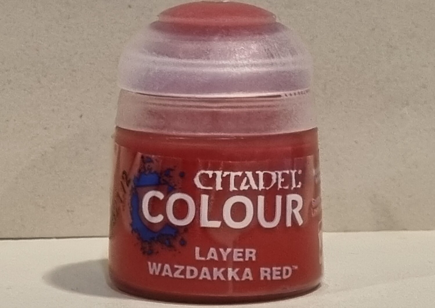 Citadel Paint, Layer, Wazdakka Red, 12ml