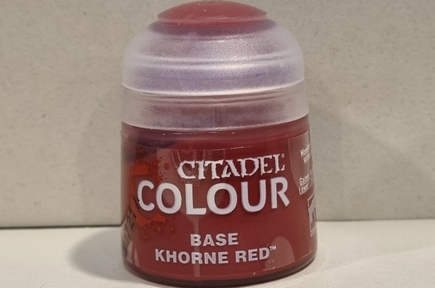 Citadel Paint, Base, Khorne Red, 12ml