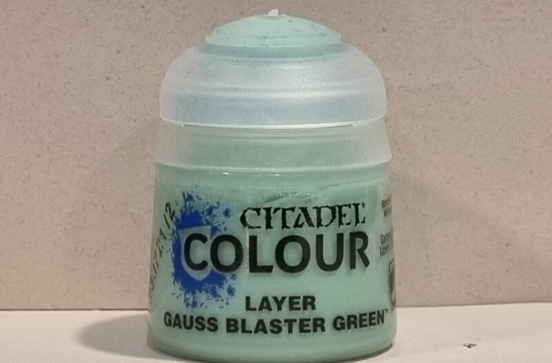 Citadel Paint, Layer: Gauss Blaster Green