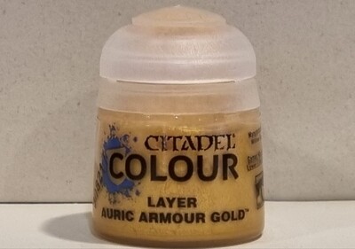Citadel Paint, Layer, Auric Armour Gold, 12ml