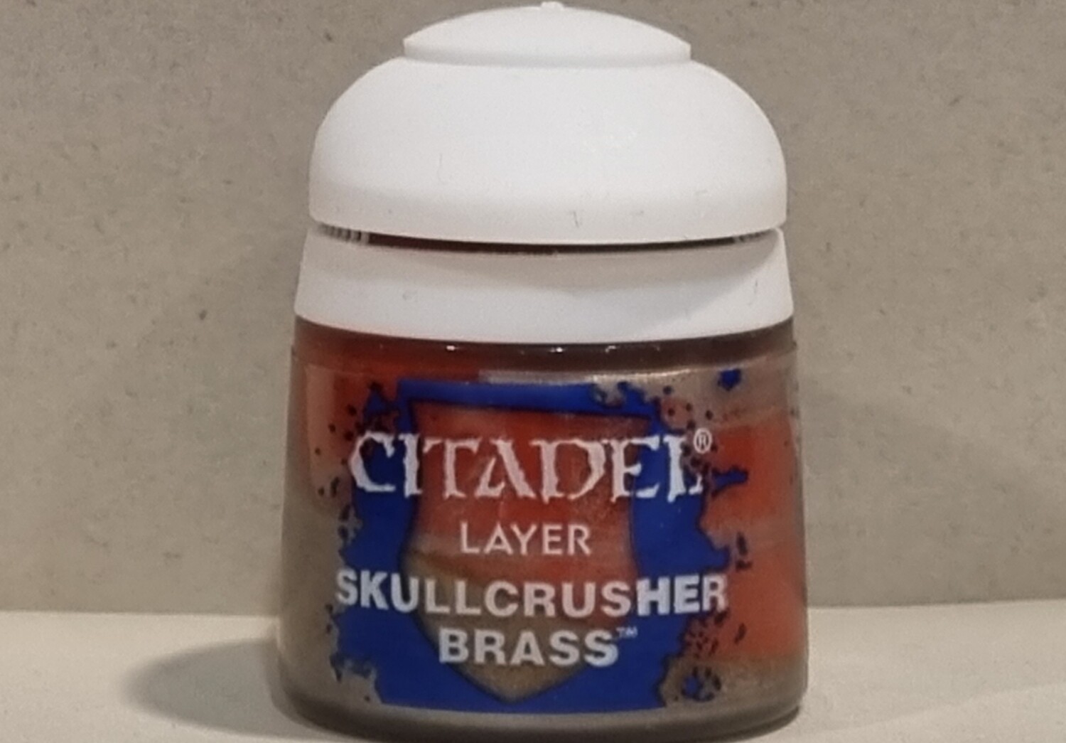 Citadel, Paint, Layer, Skullcrusher Brass, 12ml, 22-73