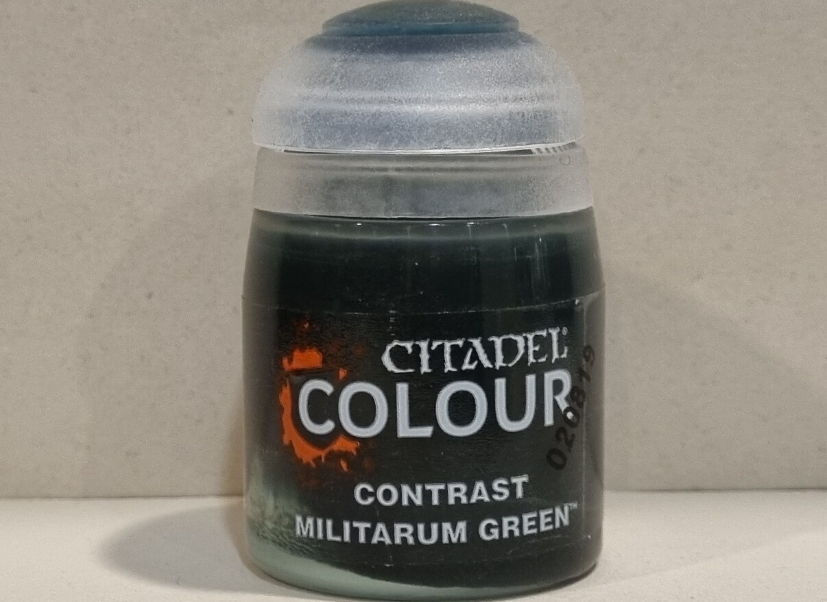 Citadel Paint, Contrast, Militarum Green, 18ml