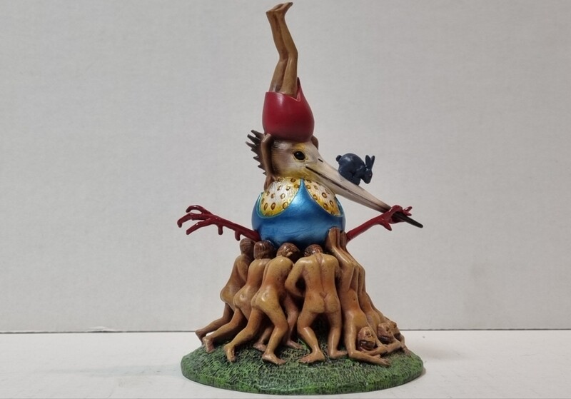 Beeldje, Vogel in blauw ei, Jeroen /  Jheronimus / Hieronymus Bosch, Tuin der Lusten, Parastone 