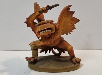 Beeldje, Monster met knuppel, Matthias Grunewald, De verzoeking van de Heilige Antonius, Parastone