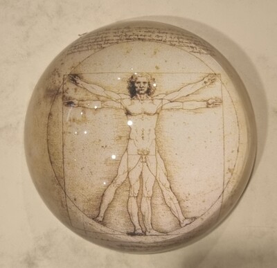 Presse Papier, Vitruvian Man, Leonardo Da Vinci
