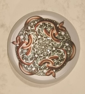Presse Papier, Snakes, M. C. Escher