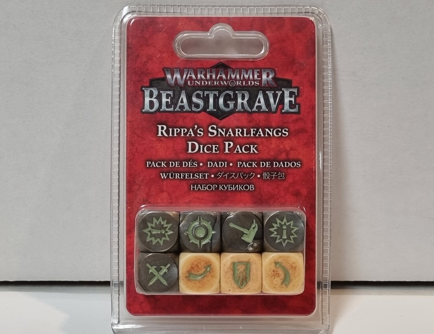 Warhammer Underworlds, Beastgrave: Rippa&#39;s Snarlfangs Dice Pack