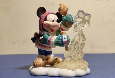 Beeldje, Mickey with ice Carving, Mickey Mouse, Disney