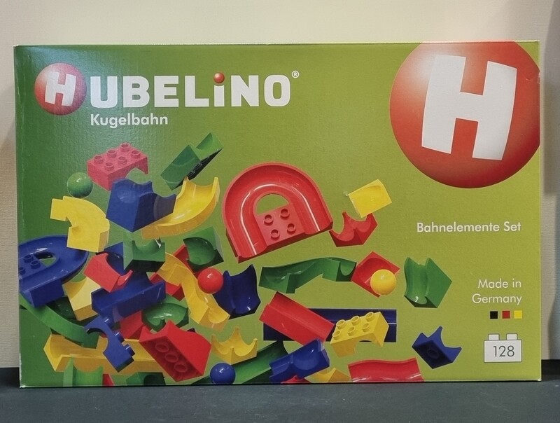 Knikkerbaan, Hubelino, 128 delige baanelementen set