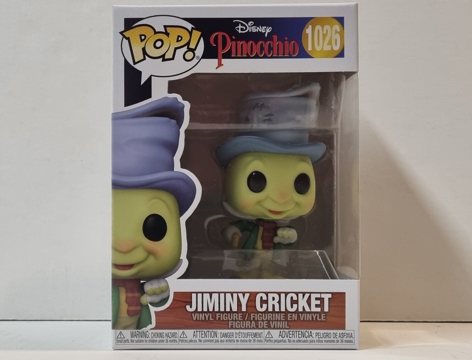 Funko Pop!, Jiminy Cricket, #1026, Disney, Pinocchio