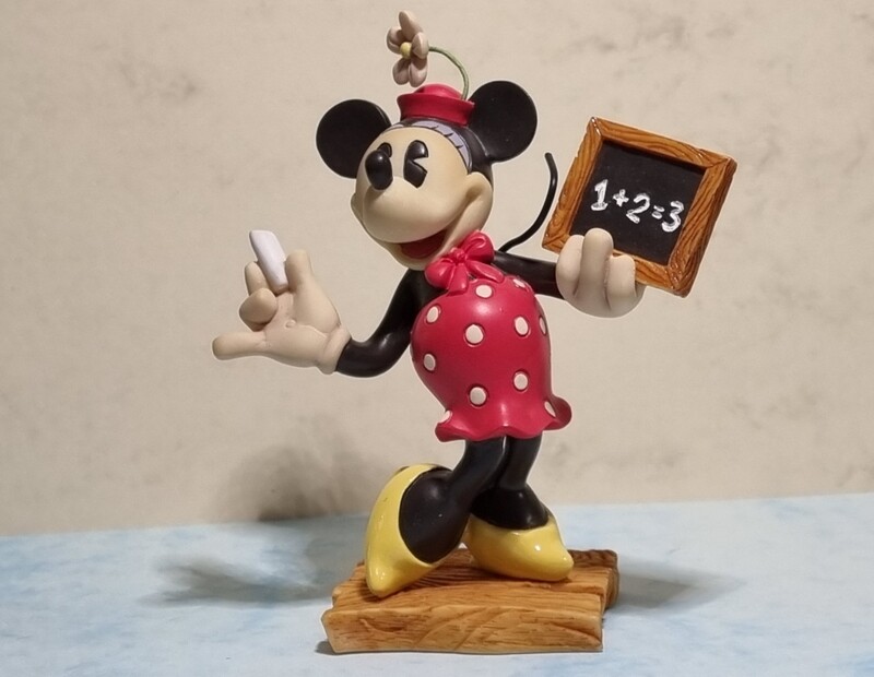 Beeldje, Minnie as Teacher, Minnie Mouse, Enesco