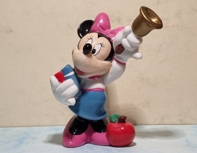 Beeldje, Minnie Teacher, Minnie Mouse, Enesco D5