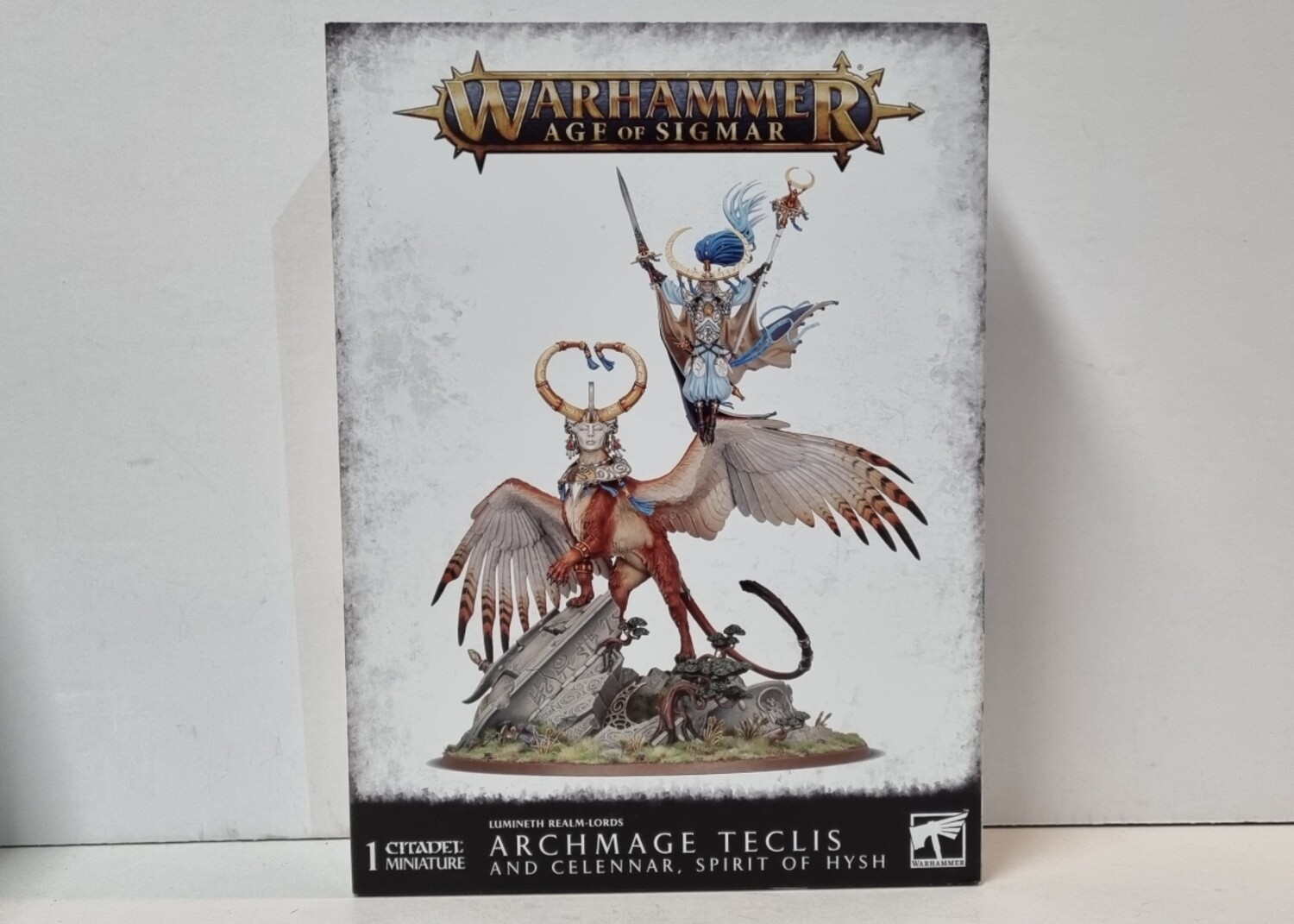 Warhammer, Age of Sigmar, 87-53, Lumineth Realm Lords: Archmage Teclis and Celennar, Spirit of Hysh