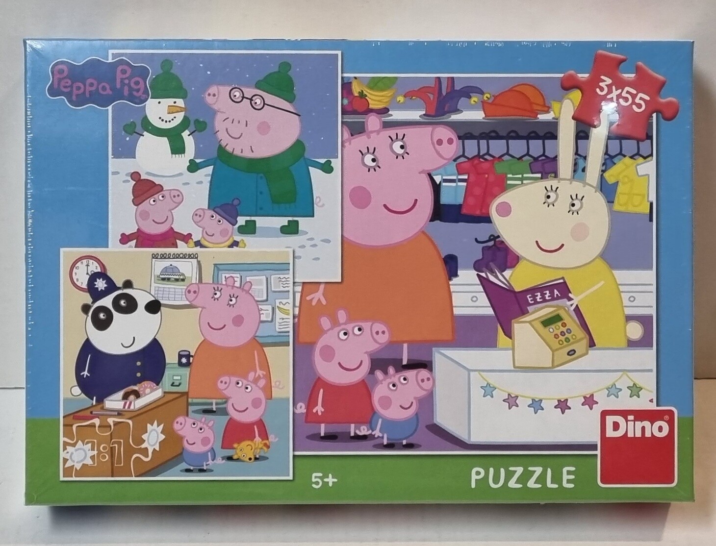 Puzzel, Peppa Pig, Afternoon, 3 x 55 stukjes