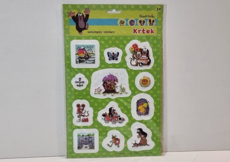 Stickers, Het Molletje, 12 Relief stickers