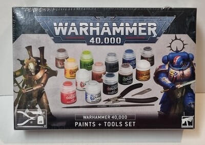 Warhammer, 40k, 60-12, Paints + Tools Set