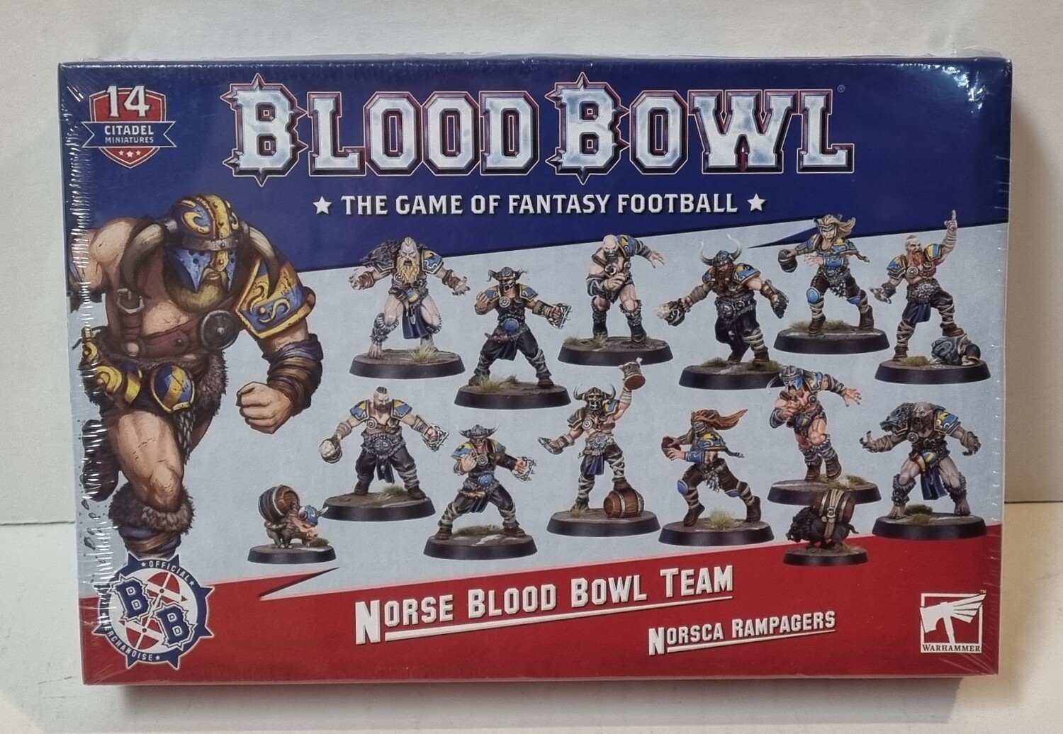 Warhammer, Blood Bowl, 202-24, Norse Blood Bowl Team, Norsca Rampagers
