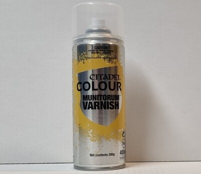Citadel, Paint, Spuitbus, Munitorum Varnish, 400ml, 62-03