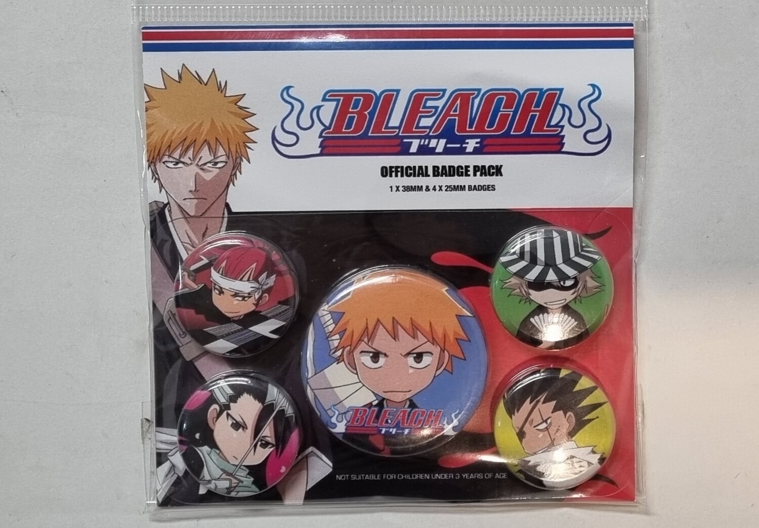 Buttons, Chibi Characters Badge Pack, Bleach