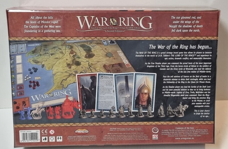 Bordspel, Strategy game, Middle-Earth, War of the Ring Second Edition, The Lord of the rings