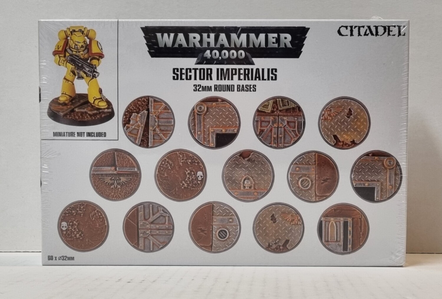Citadel, Bases Round, 32 mm, 66-91, Sector Imperials, 40k